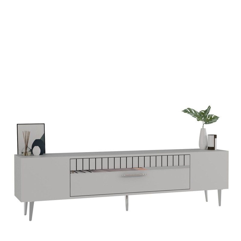TV Stand Dekolp1 - White, Silver White
Silver