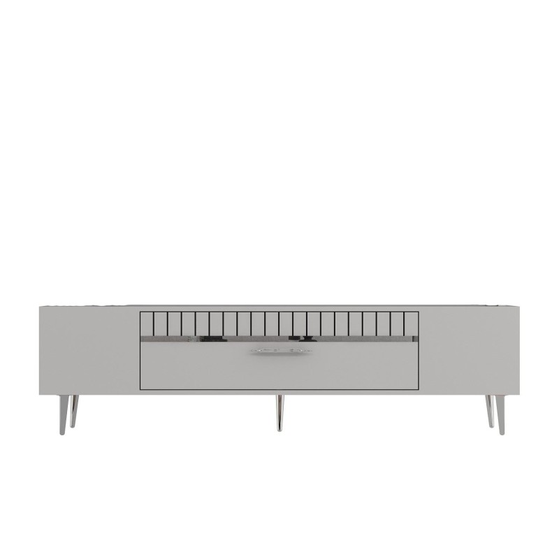 TV Stand Dekolp1 - White, Silver White
Silver