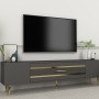 TV Stand Dekolp2 - Anthracite, Gold Anthracite
Gold
