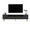 TV Stand Dekolp2 - Anthracite, Gold Anthracite
Gold