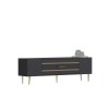 TV Stand Dekolp2 - Anthracite, Gold Anthracite
Gold