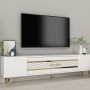 TV Stand Dekolp2 - White, Gold White
Gold