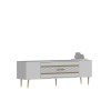TV Stand Dekolp2 - White, Gold White
Gold
