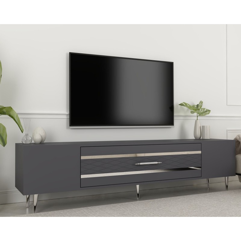 TV Stand Dekolp2 - Anthracite, Silver Anthracite
Silver