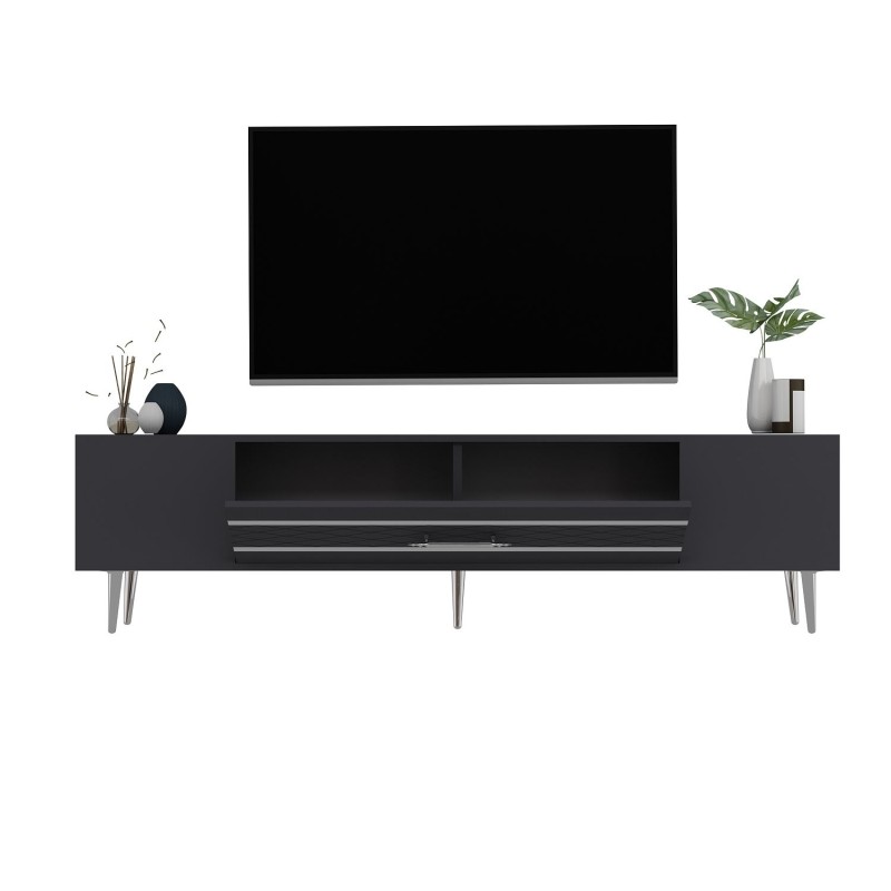 TV Stand Dekolp2 - Anthracite, Silver Anthracite
Silver