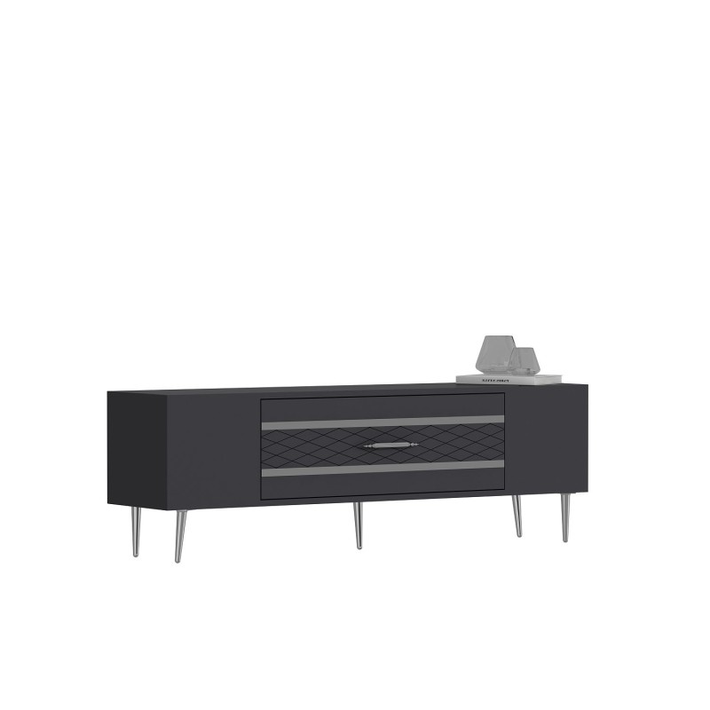 TV Stand Dekolp2 - Anthracite, Silver Anthracite
Silver