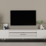 TV Stand Dekolp2 - White, Silver White
Silver