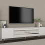 TV Stand Dekolp2 - White, Silver White
Silver