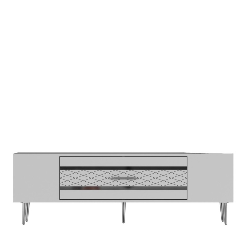 TV Stand Dekolp2 - White, Silver White
Silver