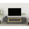 TV Stand Dekolp3 - Anthracite, Gold Anthracite
Gold