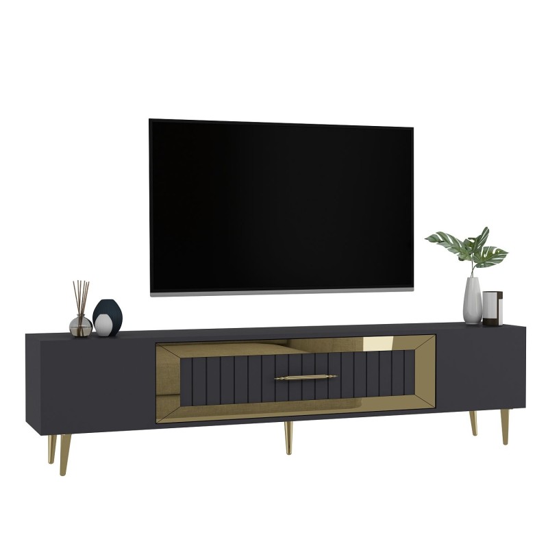 TV Stand Dekolp3 - Anthracite, Gold Anthracite
Gold
