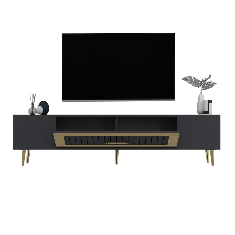 TV Stand Dekolp3 - Anthracite, Gold Anthracite
Gold