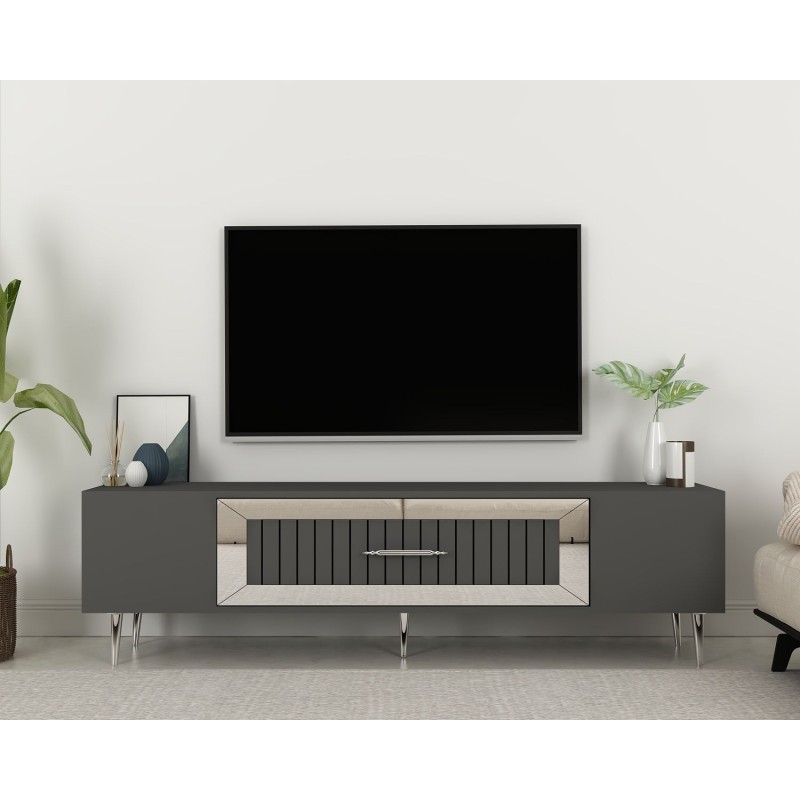TV Stand Dekolp3 - Anthracite, Silver Anthracite
Silver