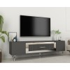 TV Stand Dekolp3 - Anthracite, Silver Anthracite
Silver