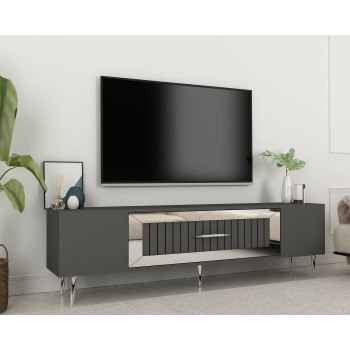 TV Stand Dekolp3 - Anthracite, Silver Anthracite
Silver