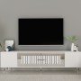 TV Stand Dekolp3 - White, Silver White
Silver
