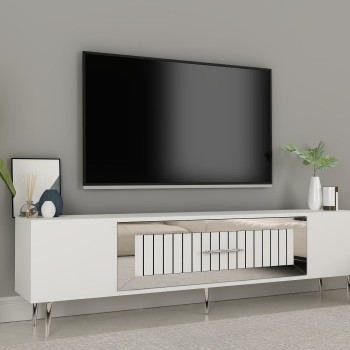 TV Stand Dekolp3 - White, Silver White
Silver