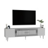 TV Stand Dekolp3 - White, Silver White
Silver