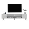 TV Stand Dekolp3 - White, Silver White
Silver