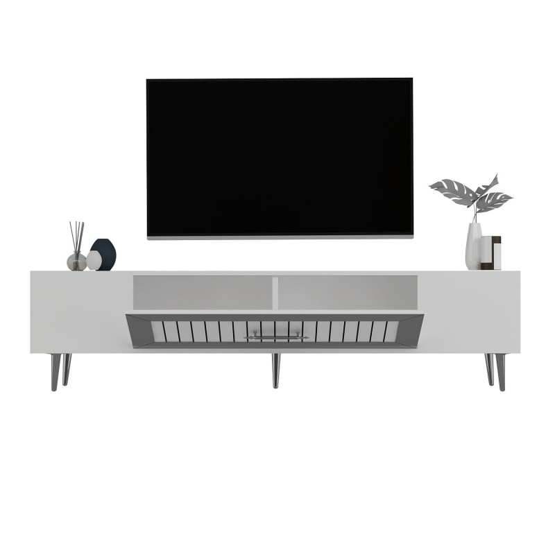 TV Stand Dekolp3 - White, Silver White
Silver