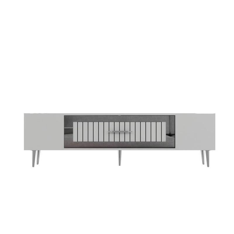 TV Stand Dekolp3 - White, Silver White
Silver