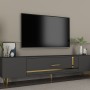 TV Stand Dekop1 - Anthracite, Gold Anthracite
Gold