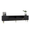 TV Stand Dekop1 - Anthracite, Gold Anthracite
Gold