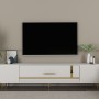 TV Stand Dekop1 - White, Gold White
Gold