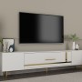 TV Stand Dekop1 - White, Gold White
Gold