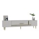 TV Stand Dekop1 - White, Gold White
Gold TV Stand Dekop1 - White, Gold White
Gold
