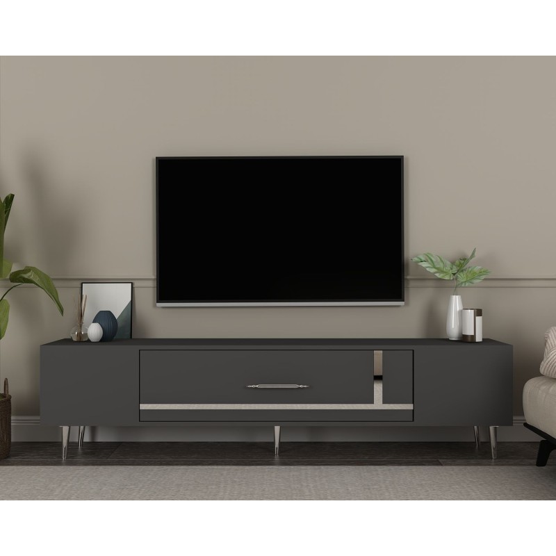 TV Stand Dekop1 - Anthracite, Silver Anthracite
Silver