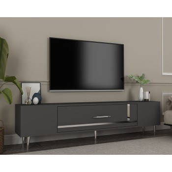 TV Stand Dekop1 - Anthracite, Silver Anthracite
Silver