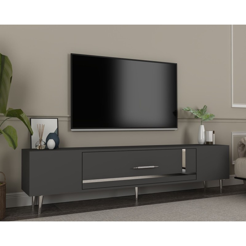 TV Stand Dekop1 - Anthracite, Silver Anthracite
Silver
