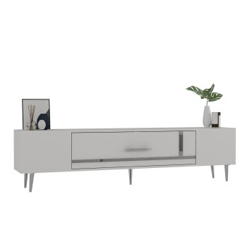 TV Stand Dekop1 - White, Silver White
Silver