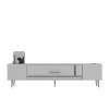 TV Stand Dekop1 - White, Silver White
Silver