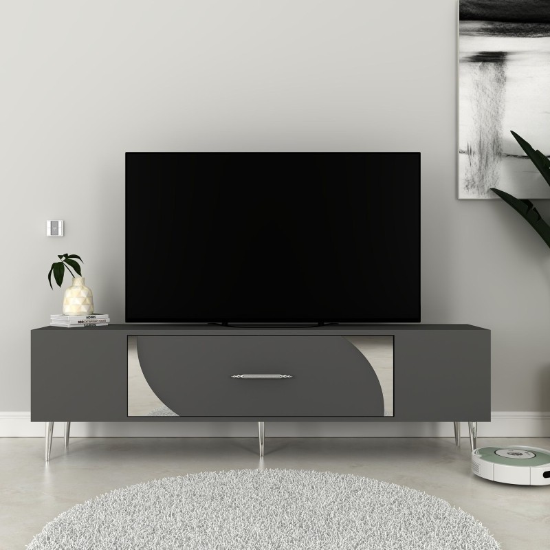 TV Stand Dekop2 - Anthracite, Silver Anthracite
Silver