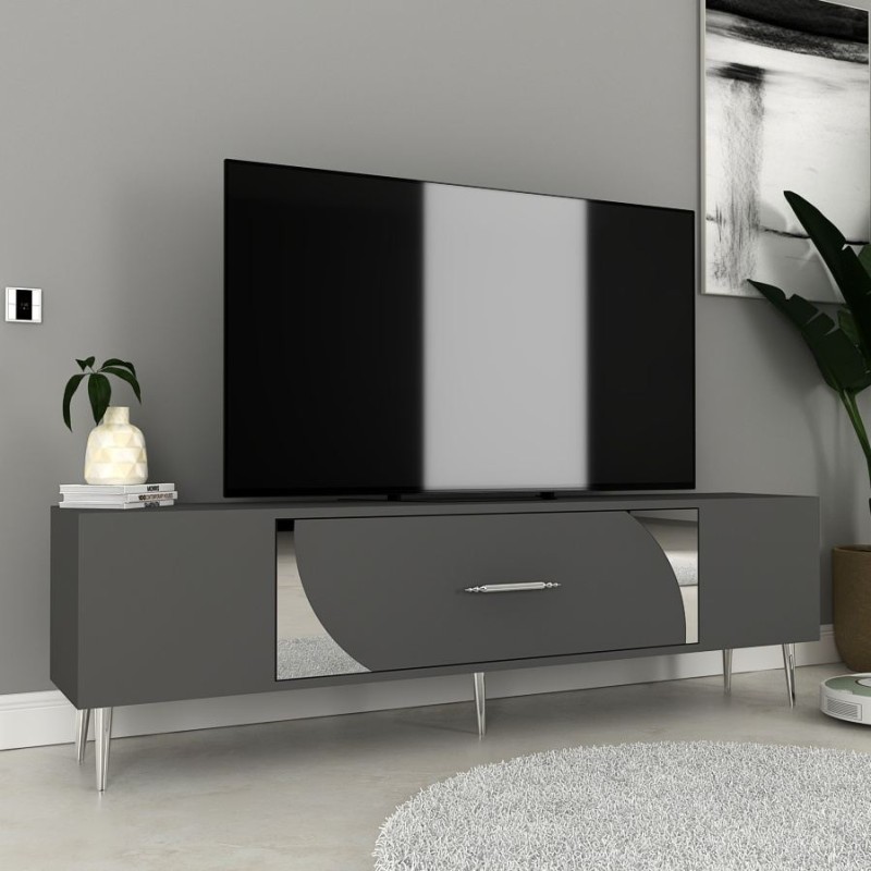 TV Stand Dekop2 - Anthracite, Silver Anthracite
Silver