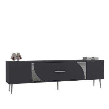 TV Stand Dekop2 - Anthracite, Silver Anthracite
Silver