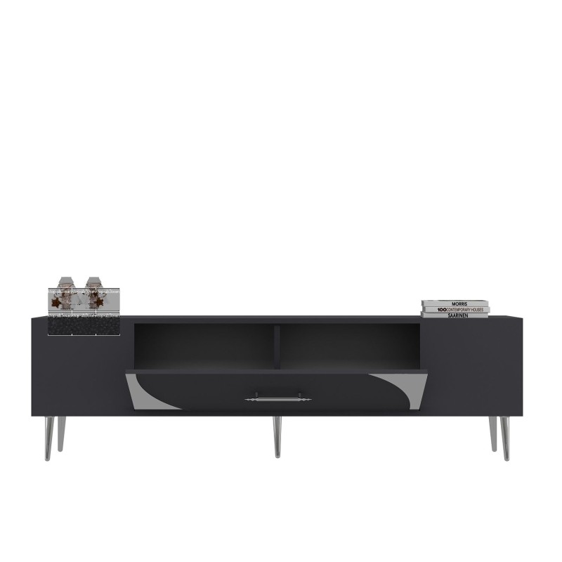 TV Stand Dekop2 - Anthracite, Silver Anthracite
Silver
