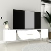 TV Stand Dekop2 - White, Silver White
Silver