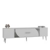 TV Stand Dekop2 - White, Silver White
Silver