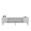 TV Stand Dekop2 - White, Silver White
Silver