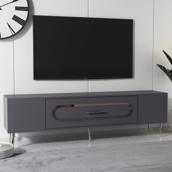 TV Stand Dekop3 - Anthracite, Silver Anthracite
Silver