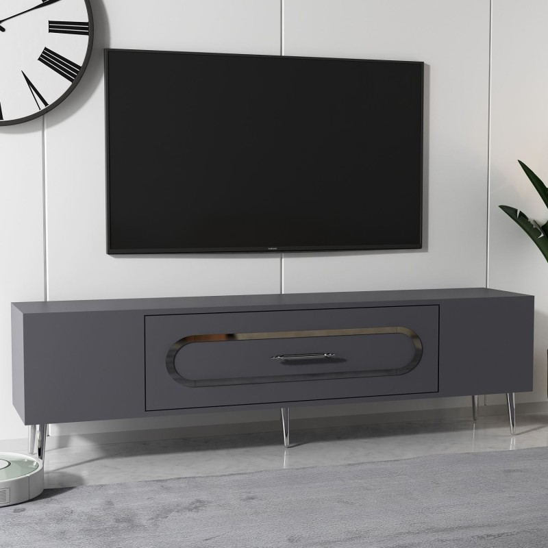 TV Stand Dekop3 - Anthracite, Silver Anthracite
Silver