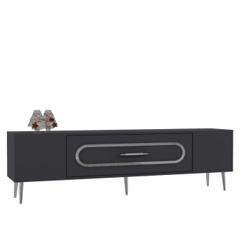 TV Stand Dekop3 - Anthracite, Silver Anthracite
Silver