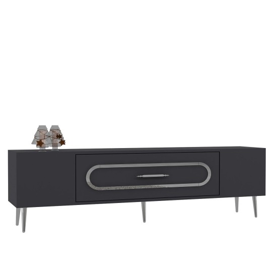 TV Stand Dekop3 - Anthracite, Silver Anthracite
Silver TV Stand Dekop3 - Anthracite, Silver Anthracite
Silver