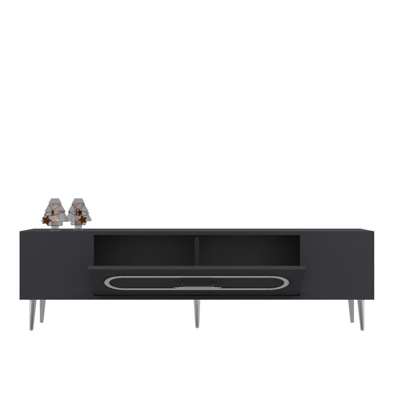 TV Stand Dekop3 - Anthracite, Silver Anthracite
Silver