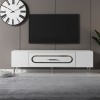 TV Stand Dekop3 - White, Silver White
Silver