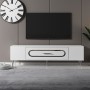 TV Stand Dekop3 - White, Silver White
Silver