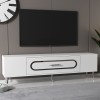 TV Stand Dekop3 - White, Silver White
Silver